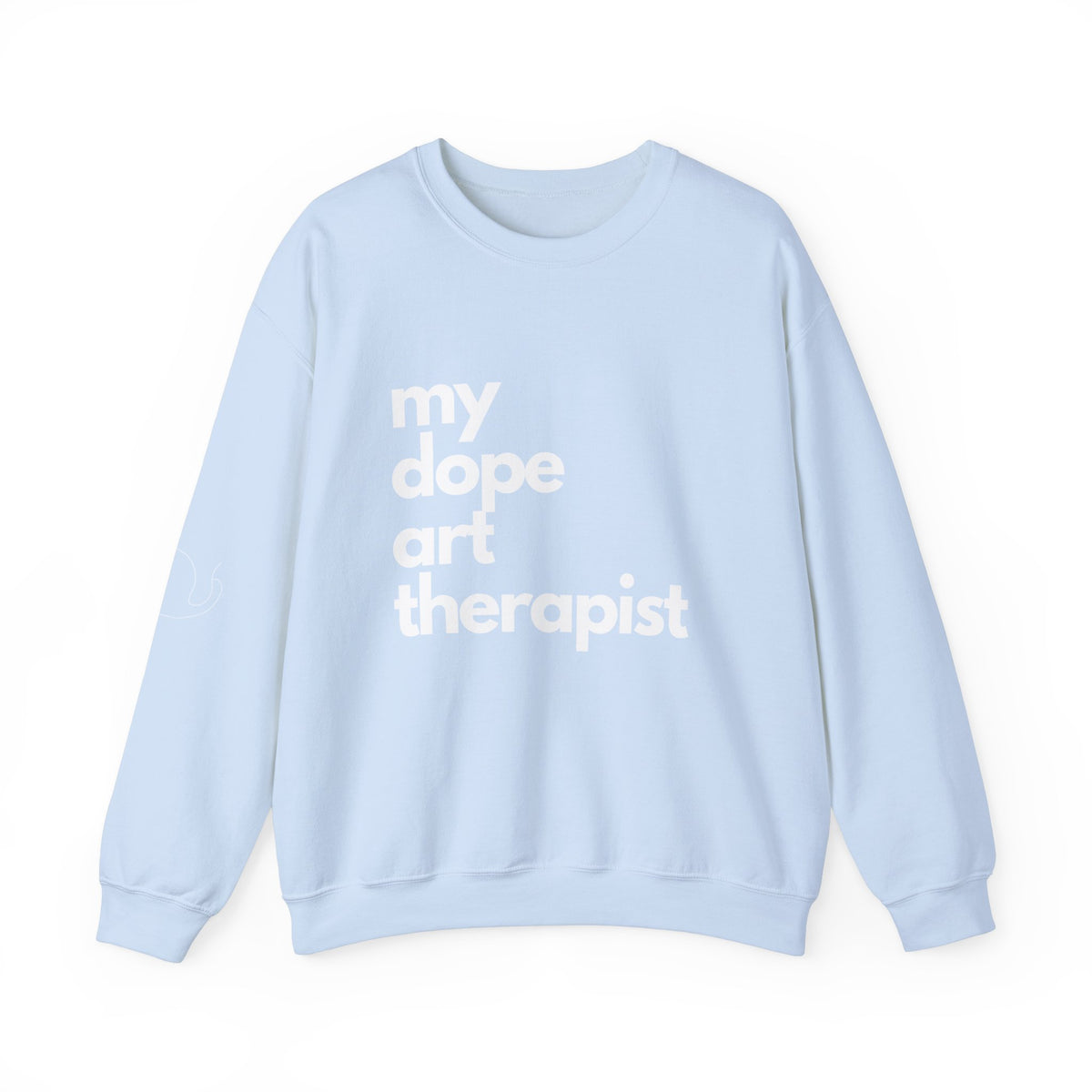 Signature Dope Art Crewneck Sweatshirt - White
