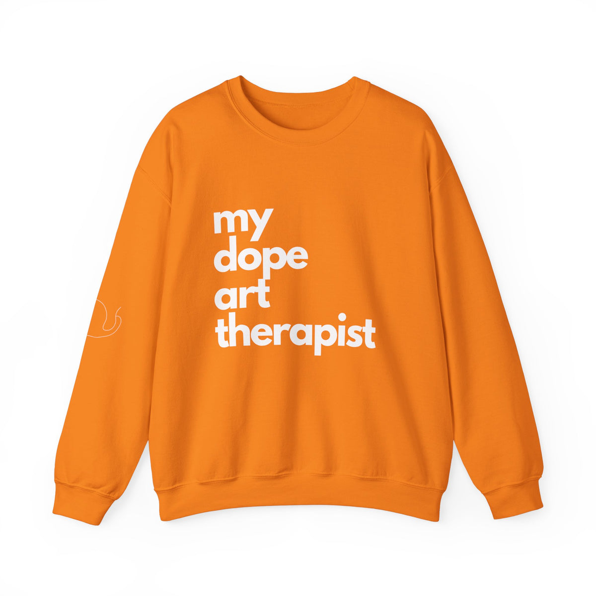 Signature Dope Art Crewneck Sweatshirt - White