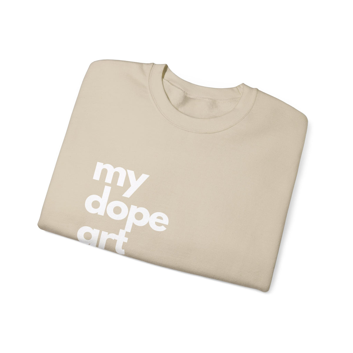 Signature Dope Art Crewneck Sweatshirt - White