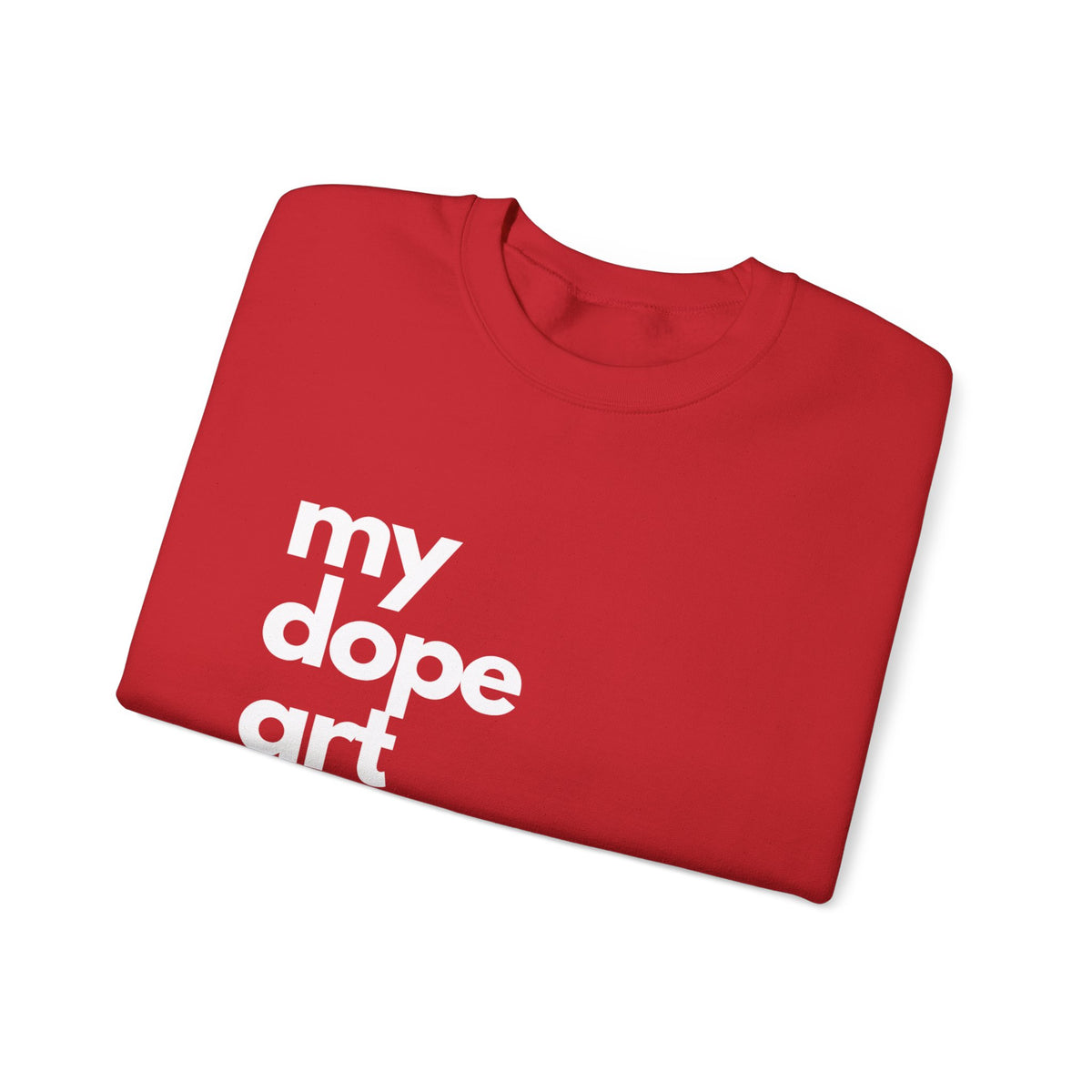 Signature Dope Art Crewneck Sweatshirt - White