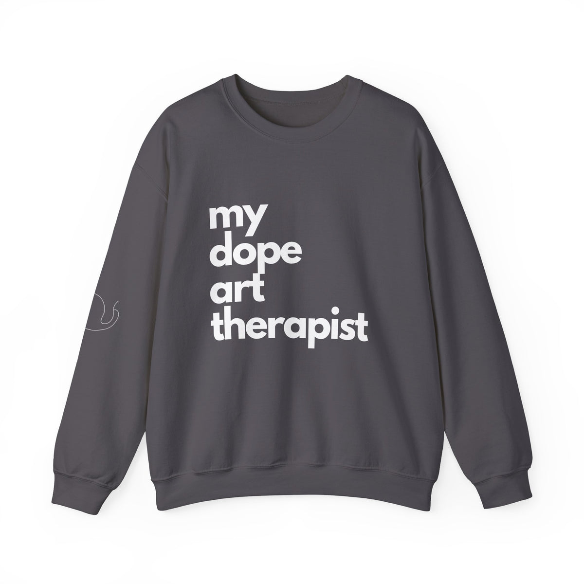Signature Dope Art Crewneck Sweatshirt - White