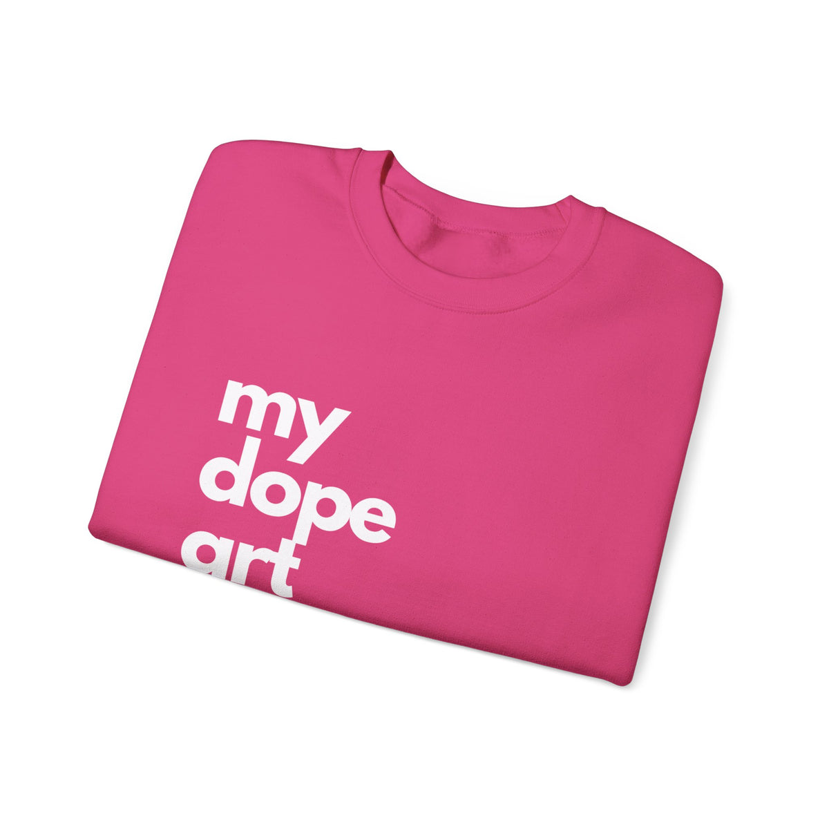 Signature Dope Art Crewneck Sweatshirt - White