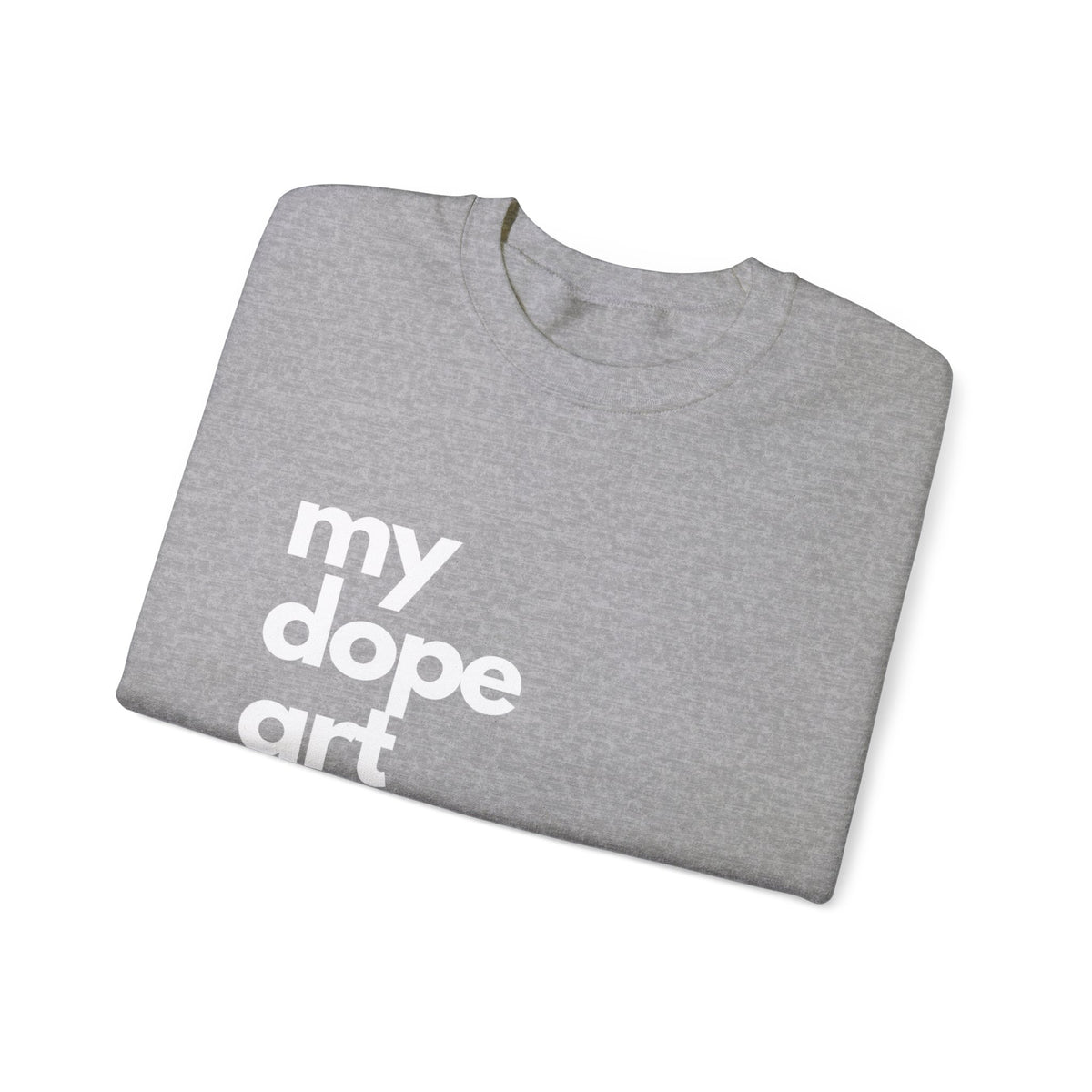 Signature Dope Art Crewneck Sweatshirt - White