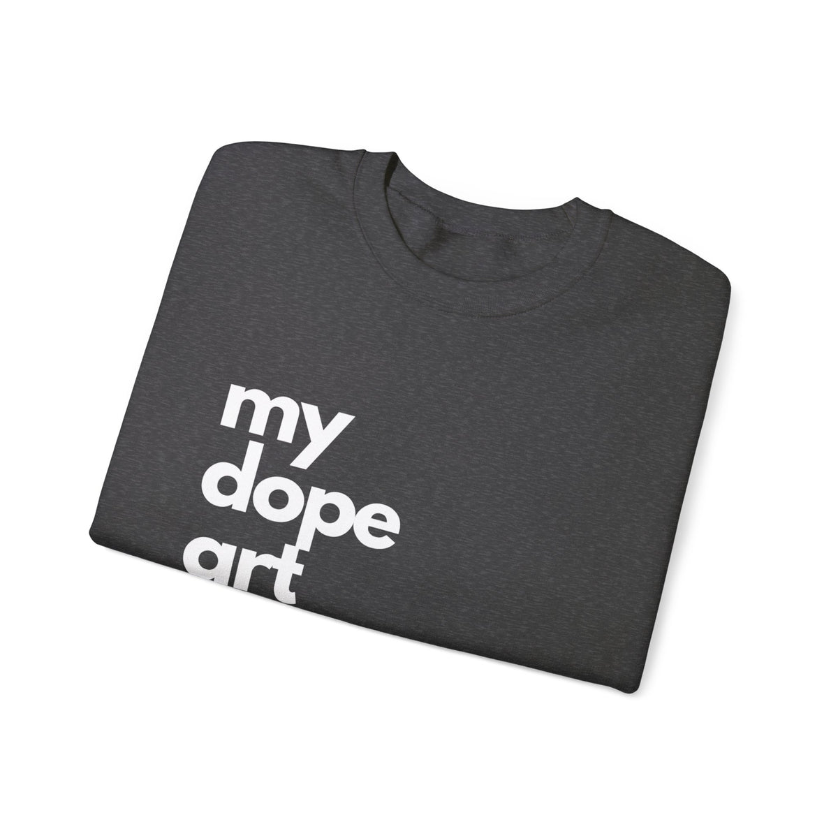 Signature Dope Art Crewneck Sweatshirt - White