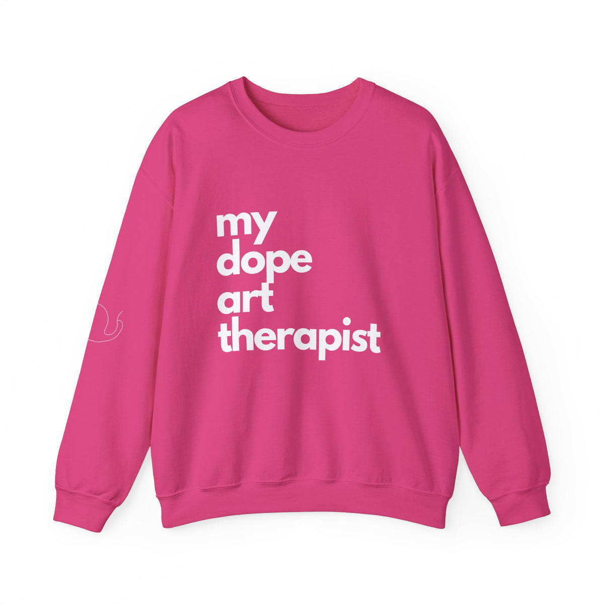 Signature Dope Art Crewneck Sweatshirt - White