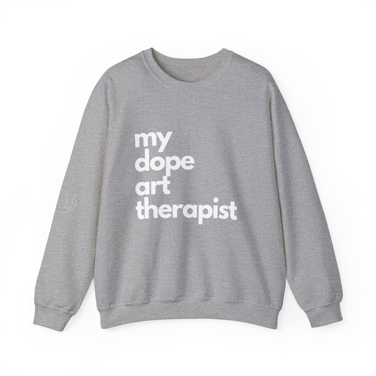 Signature Dope Art Crewneck Sweatshirt - White