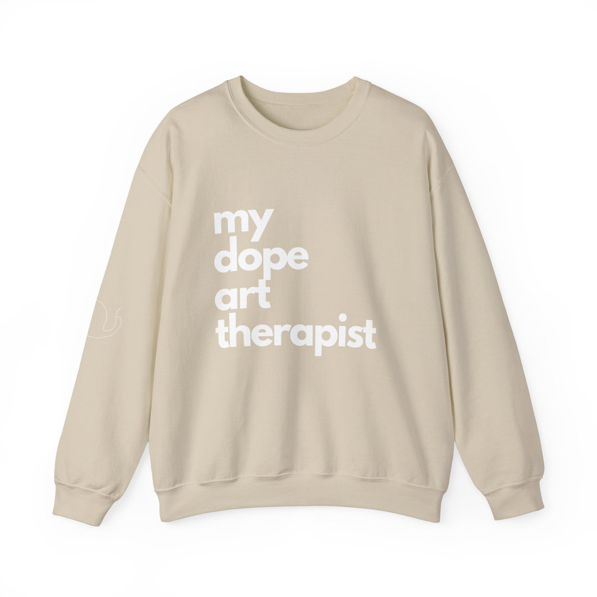 Signature Dope Art Crewneck Sweatshirt - White